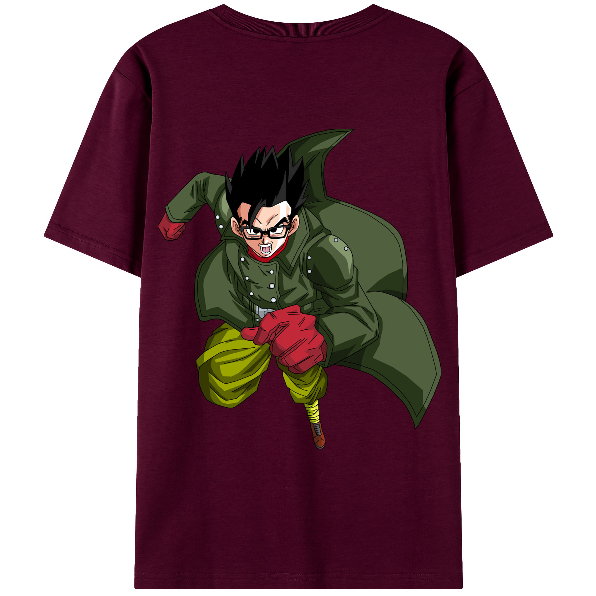 （画像用） ドラゴンボール 孫 悟飯（そんごはん）DRAGON BALL Son Gohan レディース半袖Tシャツ(バックプリント)